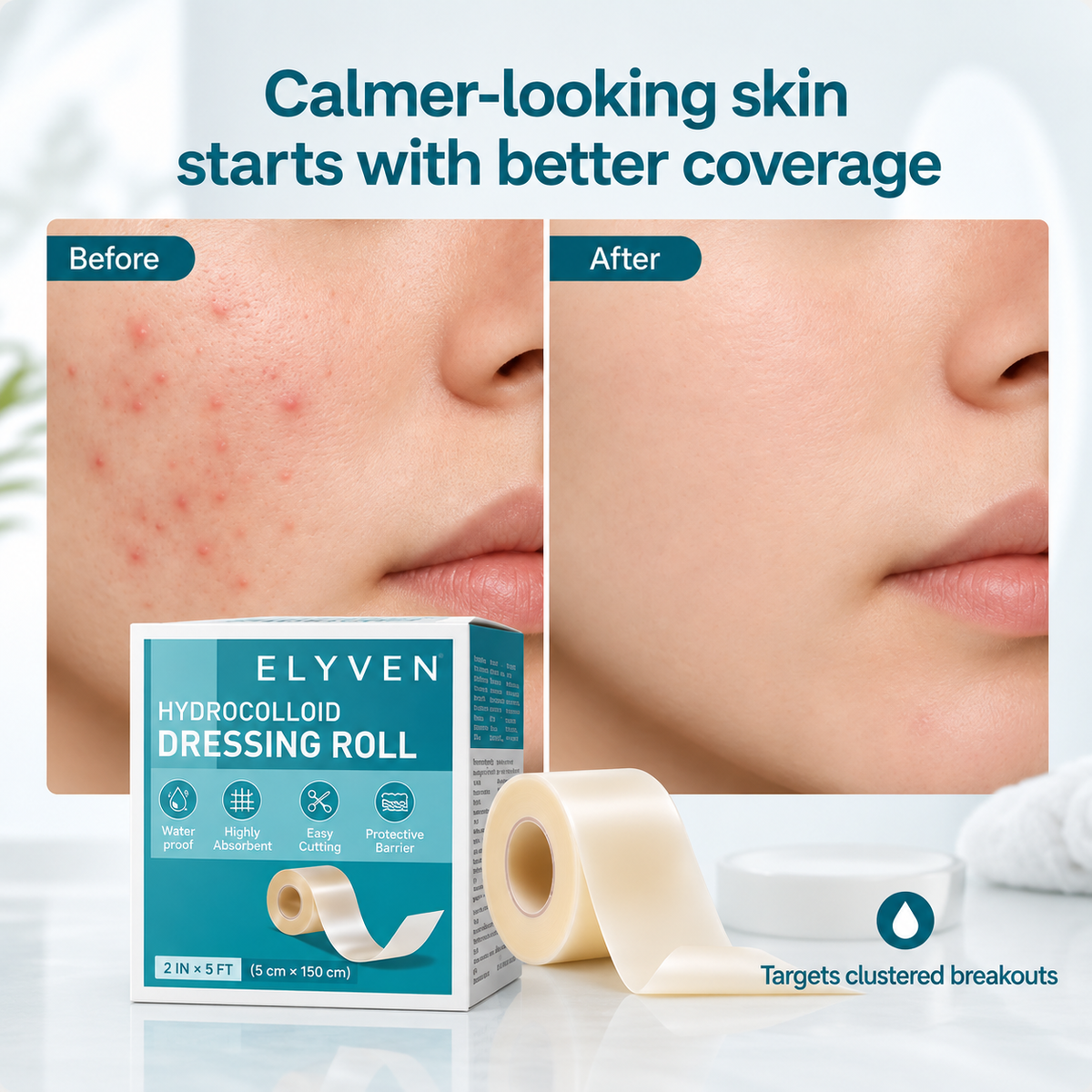 Hydrocolloid pimple patch Roll